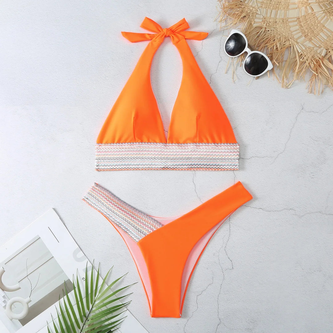 High-Waist Figure-Flattering Bikini
