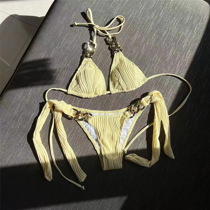 Two-Piece Bikini Set Adjustable Generous Fit