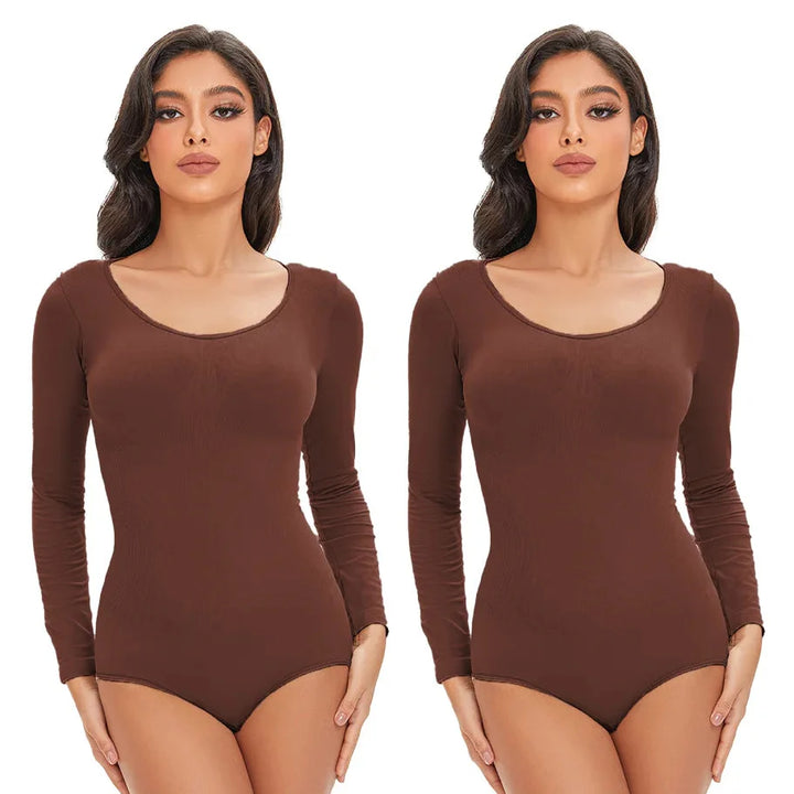 Seamless Stretch Adapting Plus-Size Shaping Bodysuit