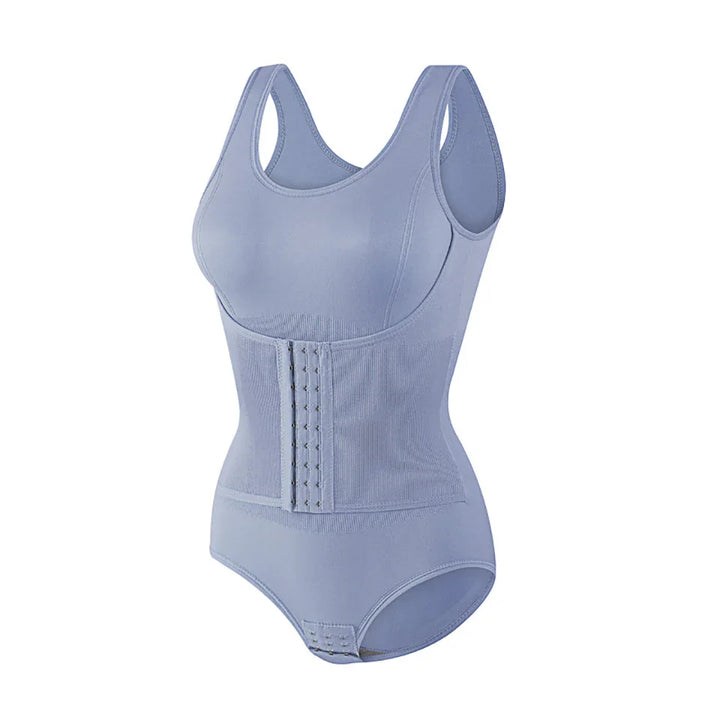Adjustable Corset-Style Plus-Size Shaping Bodysuit