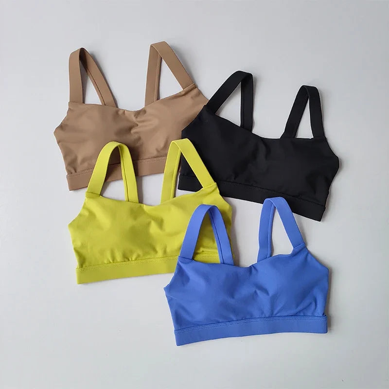 Seamless Push-Up Bra and High-Waist Leggings Set