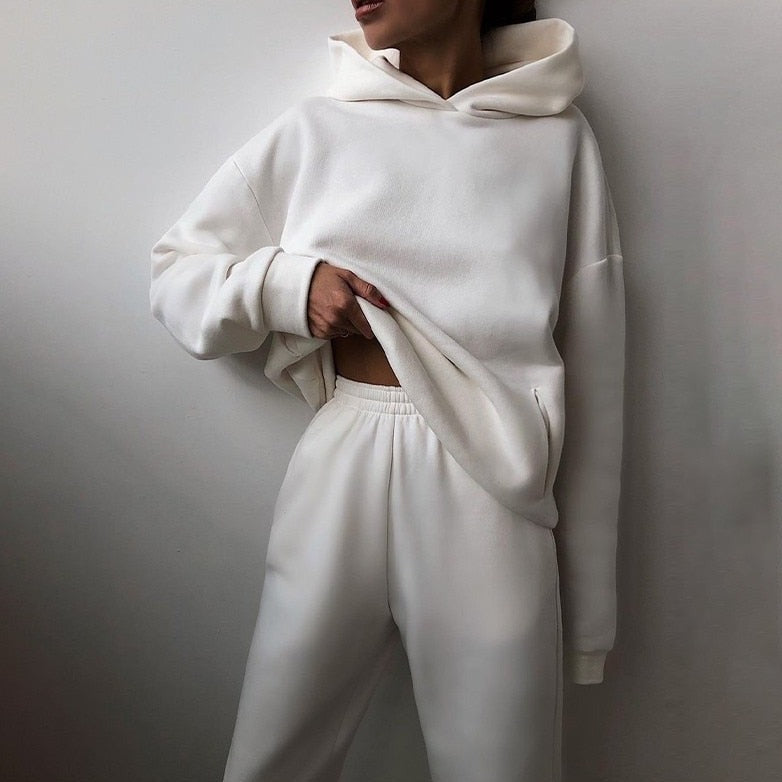 Relaxed Sweatshirt Tracksuit Set