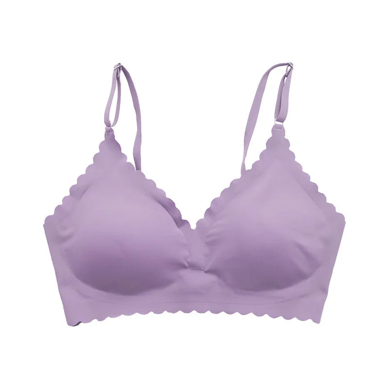 Seamless Wireless Smooth Asymmetric Bra