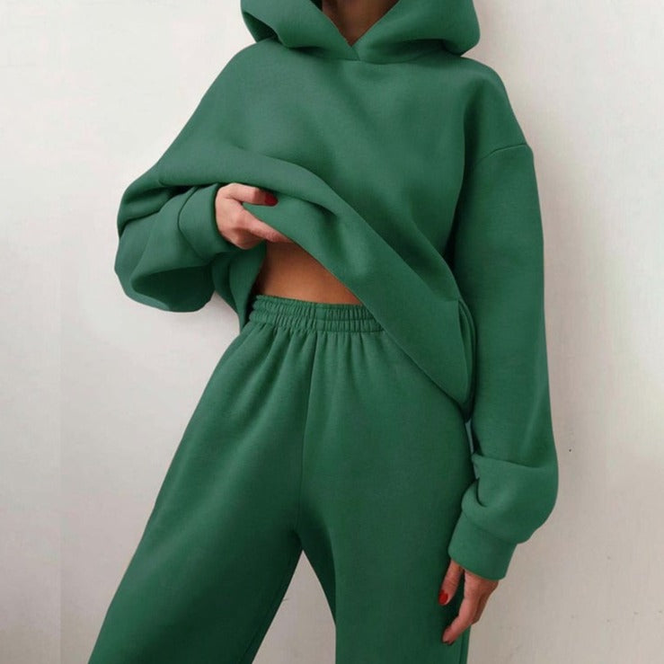 Relaxed Sweatshirt Tracksuit Set