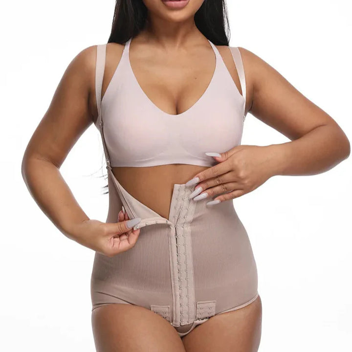 Adjustable Strap Figure-Shaping Bodysuit