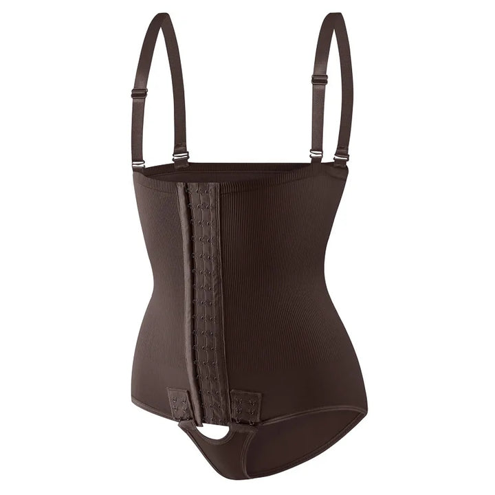 Adjustable Strap Figure-Shaping Bodysuit