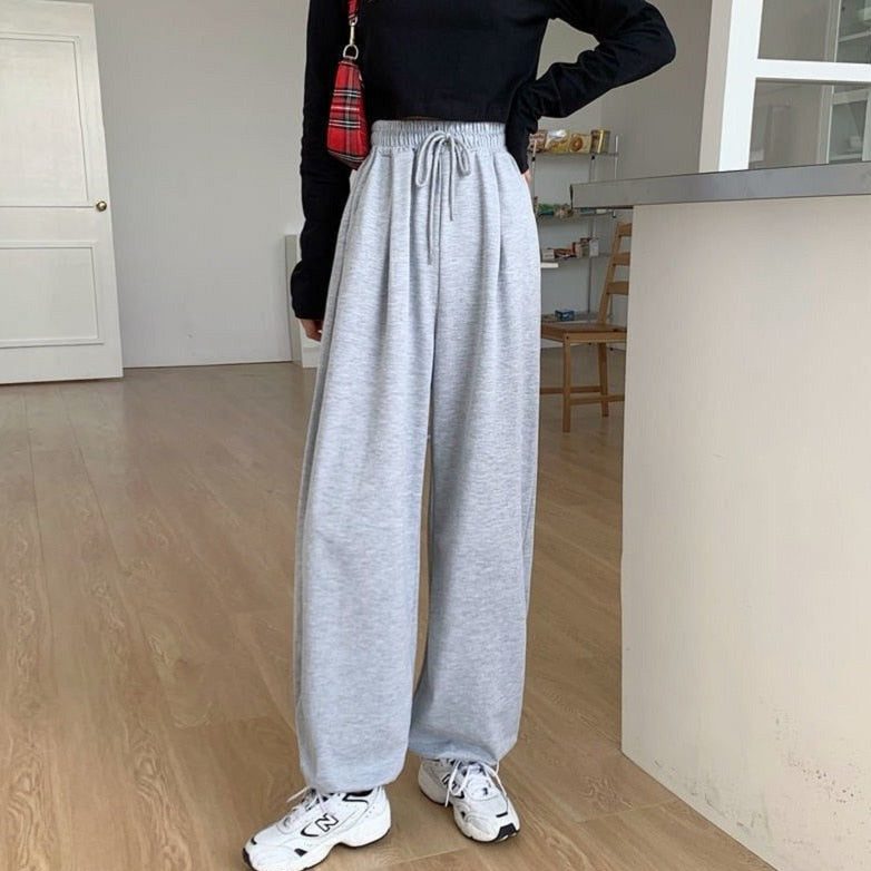 Adjustable Waist Relaxed Sweatpants