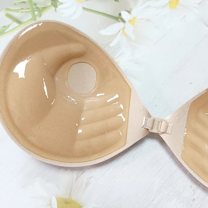 Invisible Stick-On Strapless Adhesive Bra
