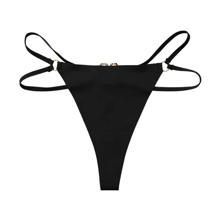 Smooth Decorative Heart Figure-Flattering Thong