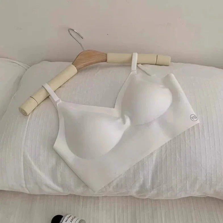 Seamless Adjustable Open-Back Bra