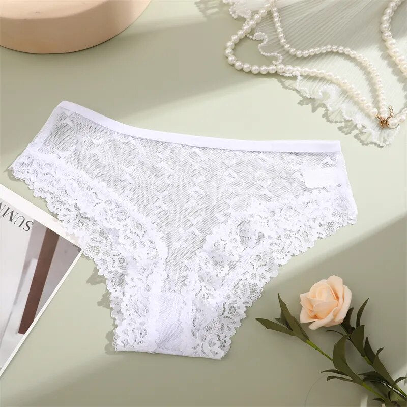 Lace-Trim Soft Figure-Flattering Briefs