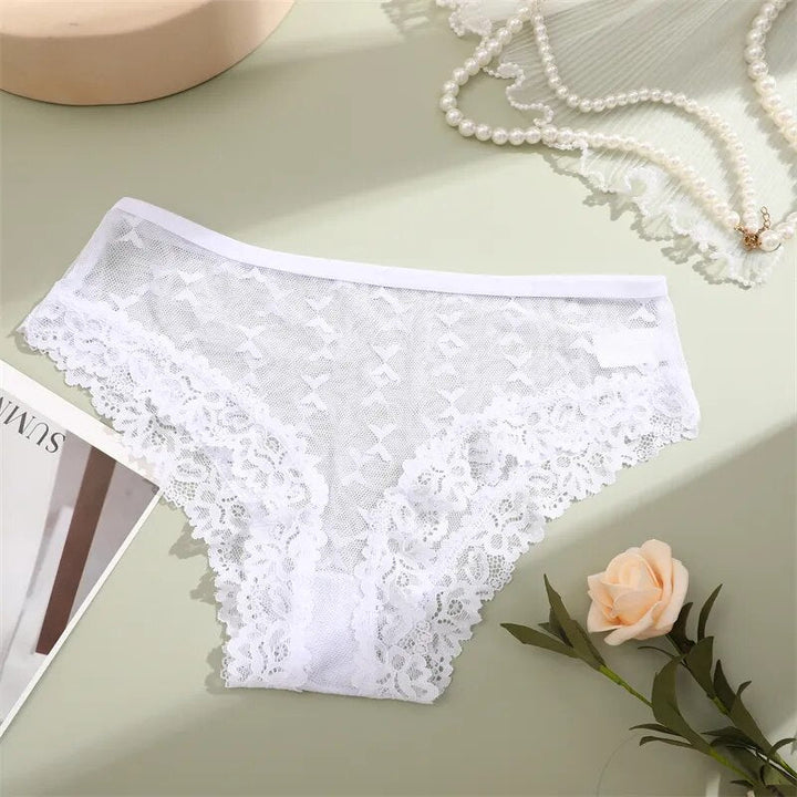 Lace-Trim Soft Figure-Flattering Briefs