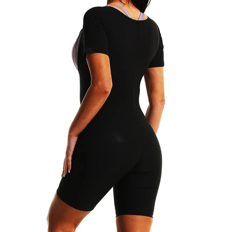 Fitted Stretch Slimming Plus-Size Jumpsuit