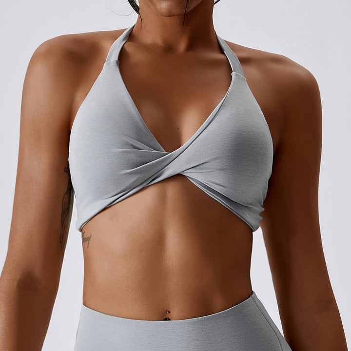 Triangle Sports Bra Double-Layer Fabric