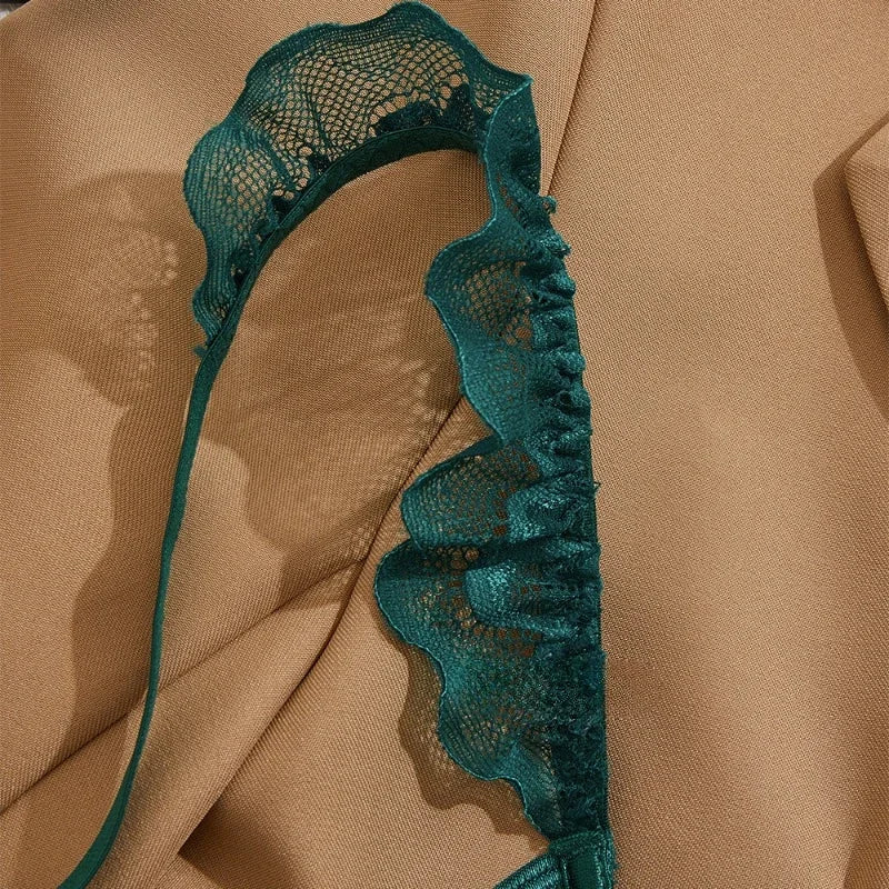 2-Piece Lace Lingerie Set with Decorative Detail