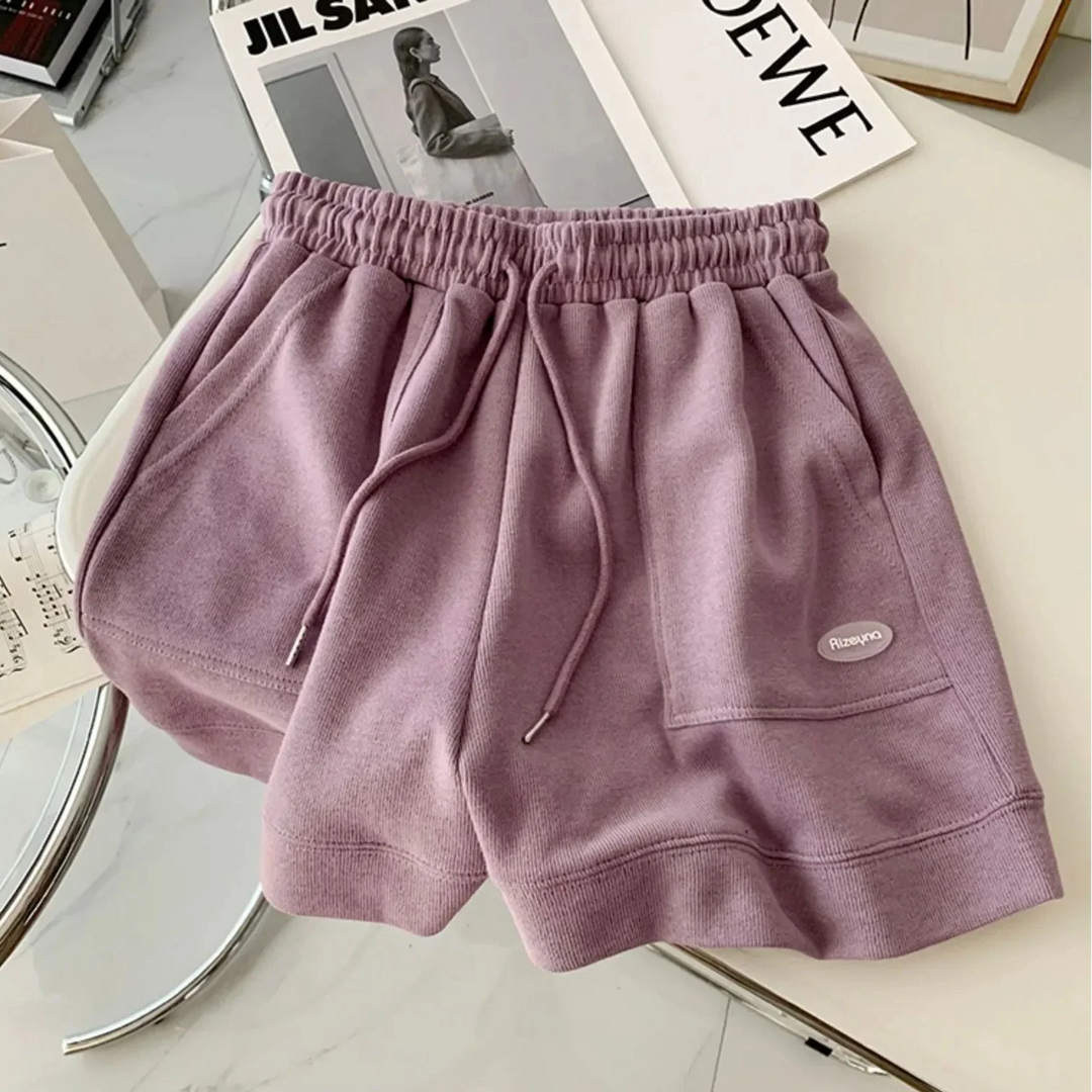 Loose Drawstring Wide-Leg Women&