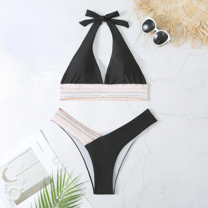High-Waist Figure-Flattering Bikini