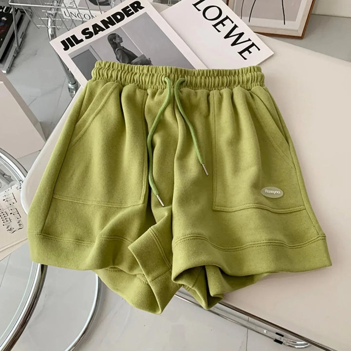 Loose Drawstring Wide-Leg Women&