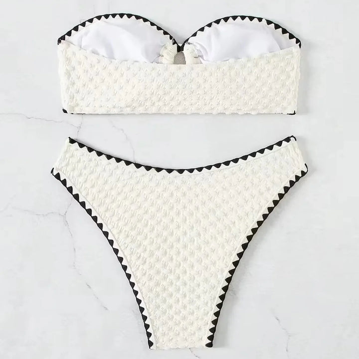 Bandeau Strapless High-Comfort Two-Piece Swimsuit