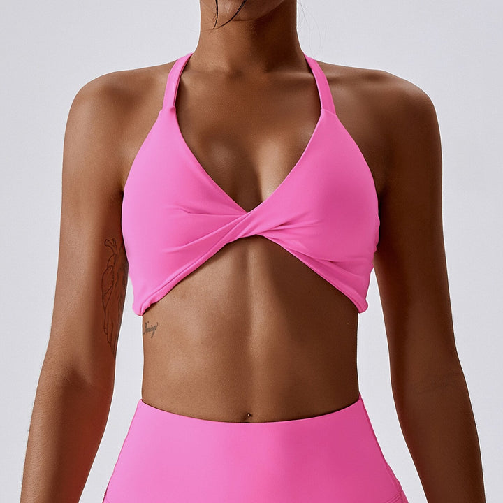 Triangle Sports Bra Double-Layer Fabric