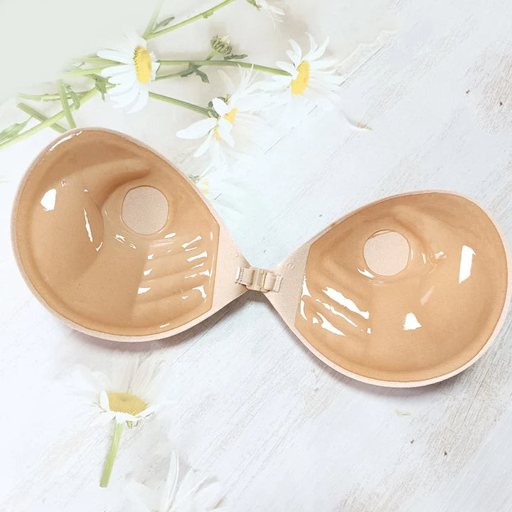 Invisible Stick-On Strapless Adhesive Bra