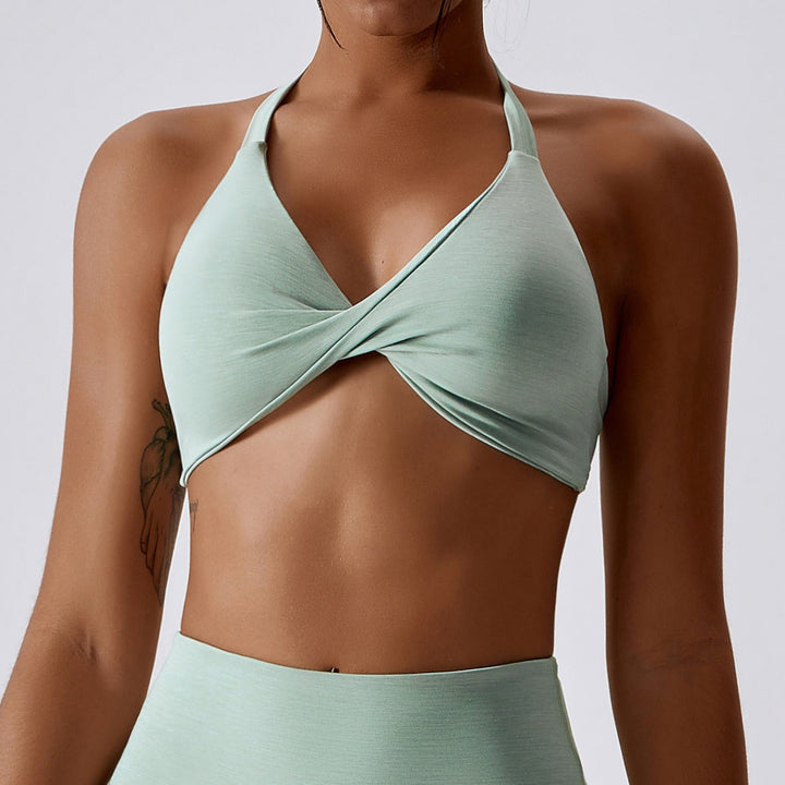 Triangle Sports Bra Double-Layer Fabric