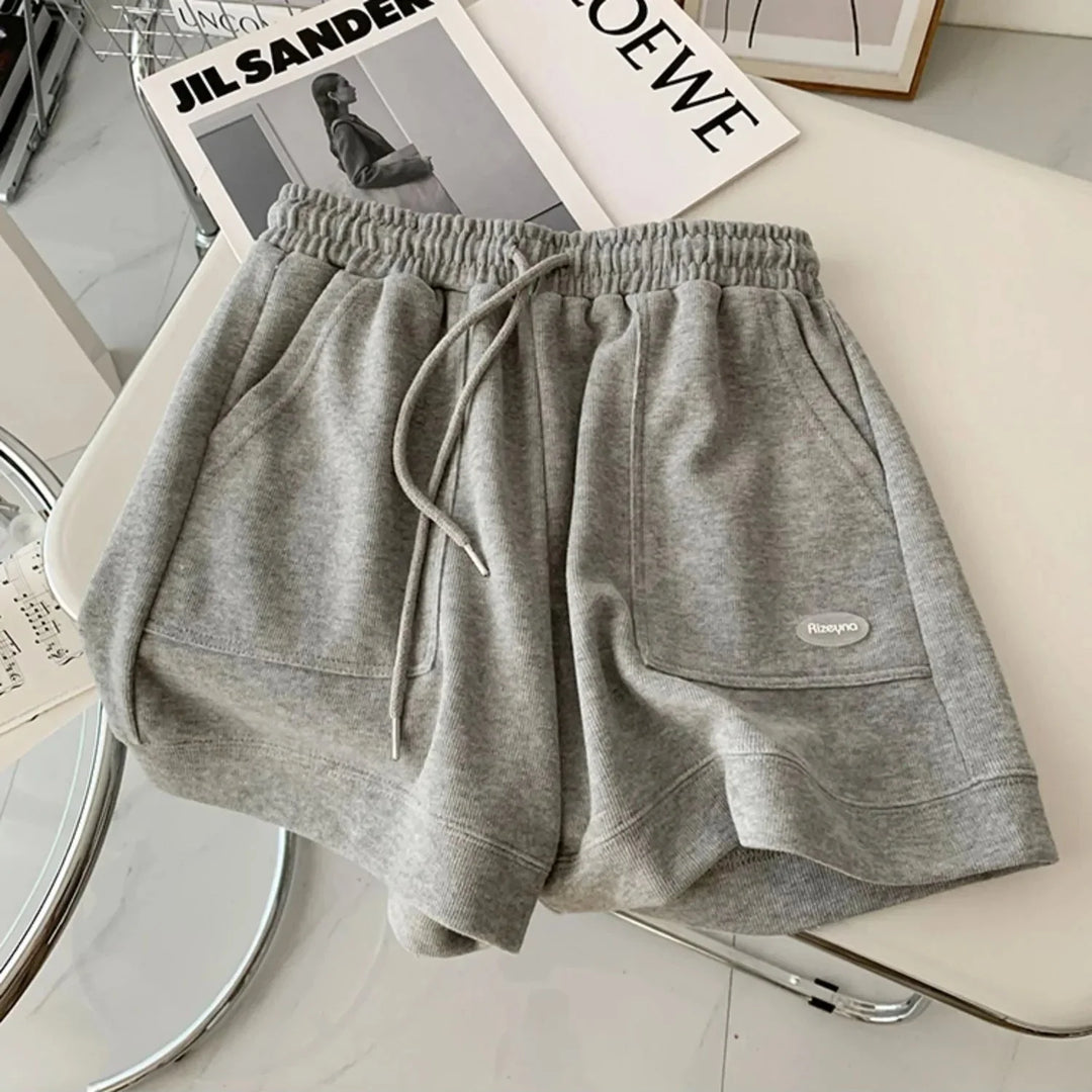 Loose Drawstring Wide-Leg Women&