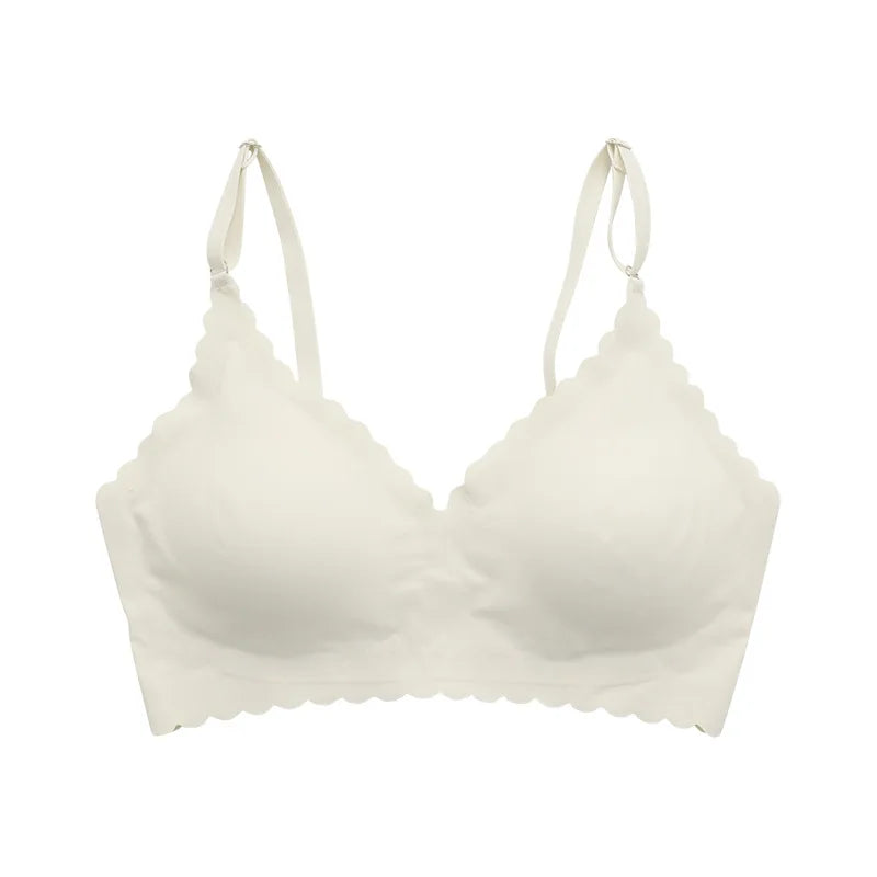 Seamless Wireless Smooth Asymmetric Bra