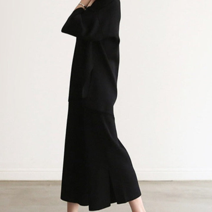 Relaxed Smooth Fabric Homewear Set Top and Pants