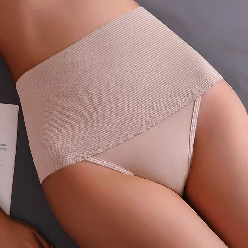 Breathable High-Waist Shaping Briefs