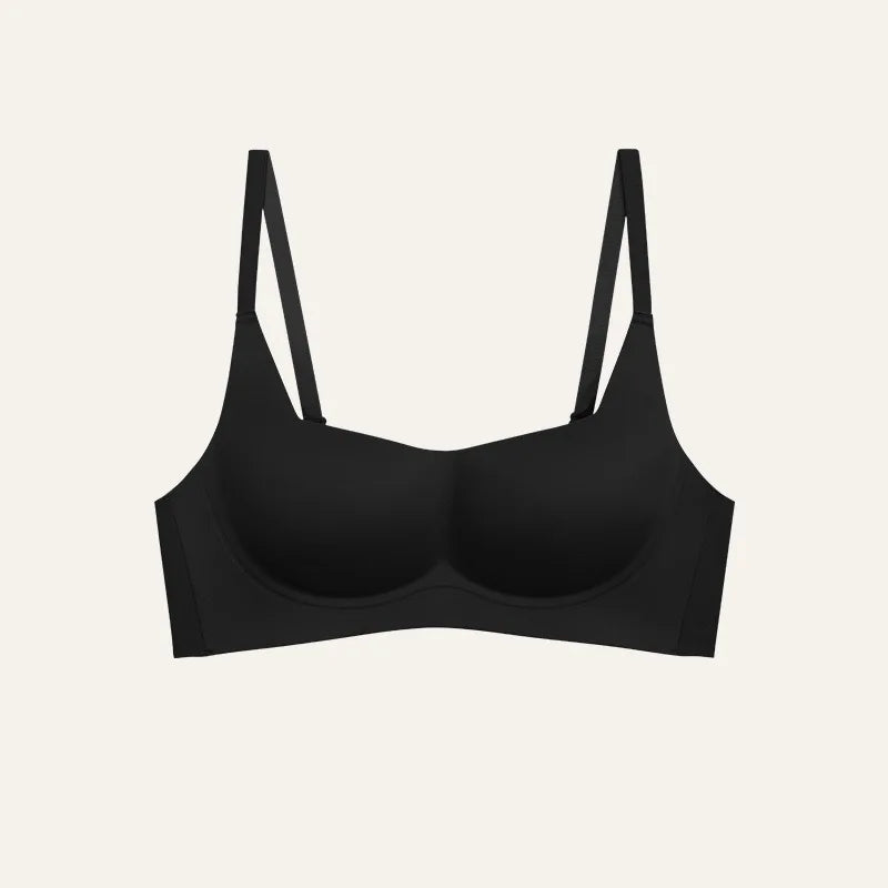 Seamless push-up bra with soft support