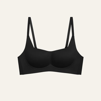 Seamless push-up bra with soft support