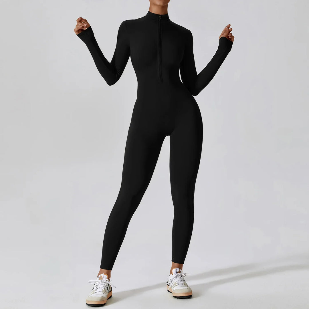 Fitted Stretch Sport Jumpsuit