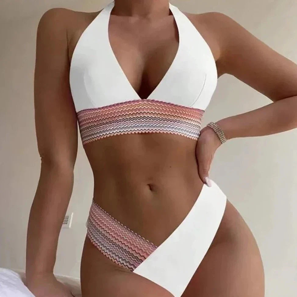 High-Waist Figure-Flattering Bikini