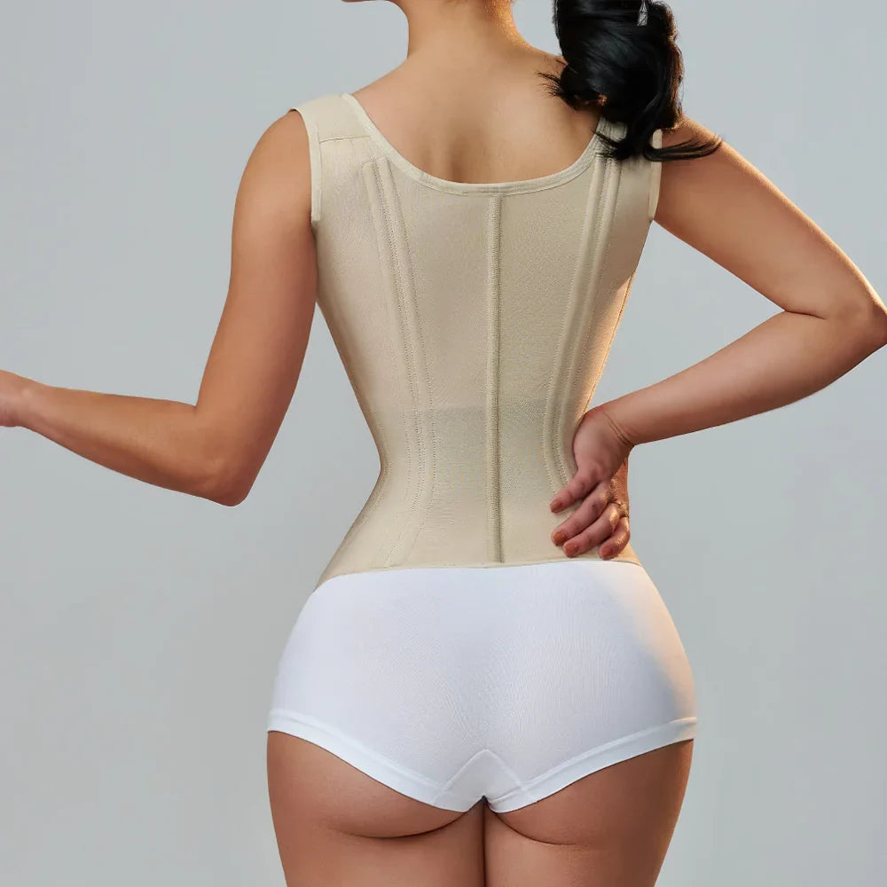 Double Adjustable Strap Plus-Size Waist Corset