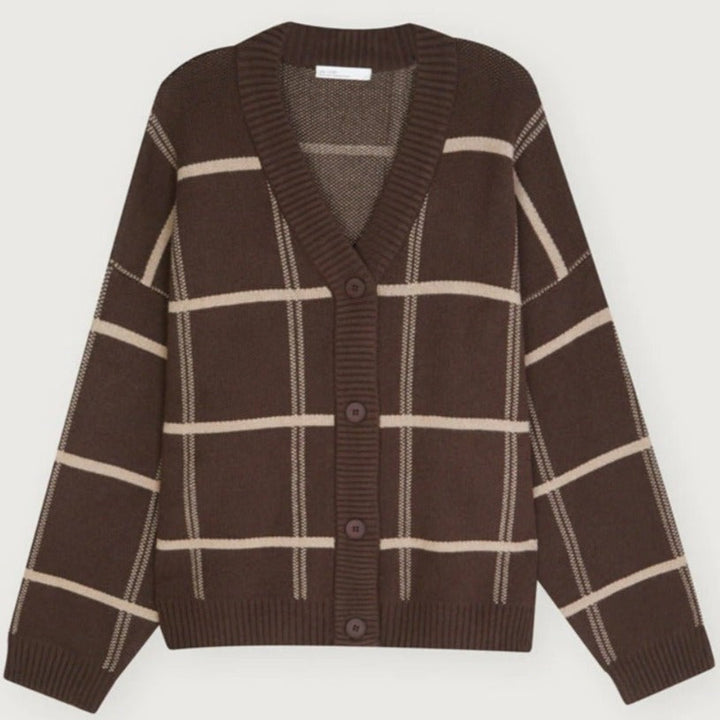 Relaxed Short Cardigan Thick Fabric