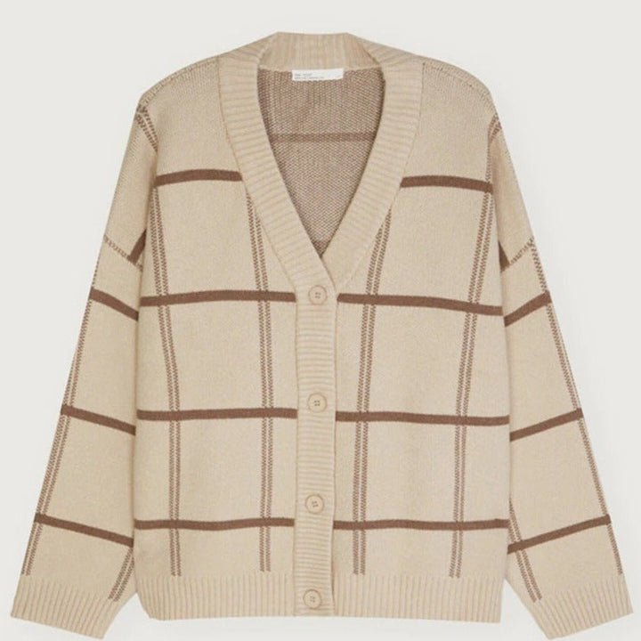Relaxed Short Cardigan Thick Fabric