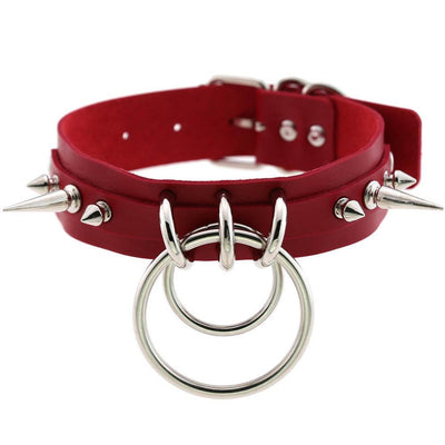 Leather choker