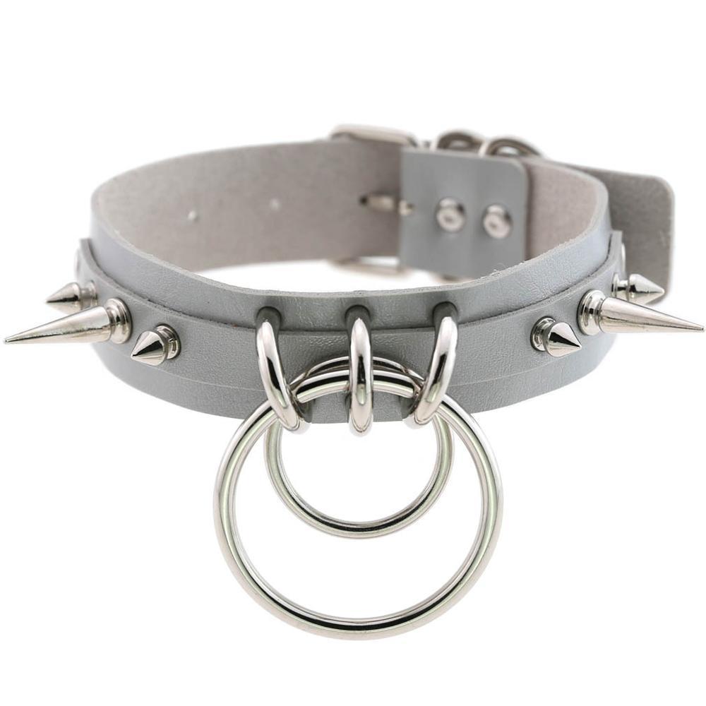 Leather choker