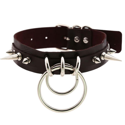 Leather choker