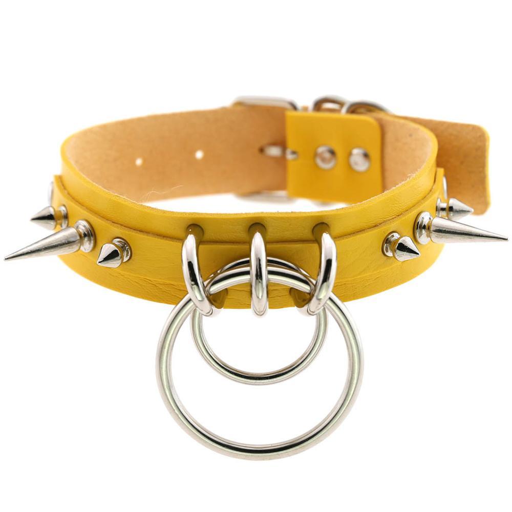 Leather choker