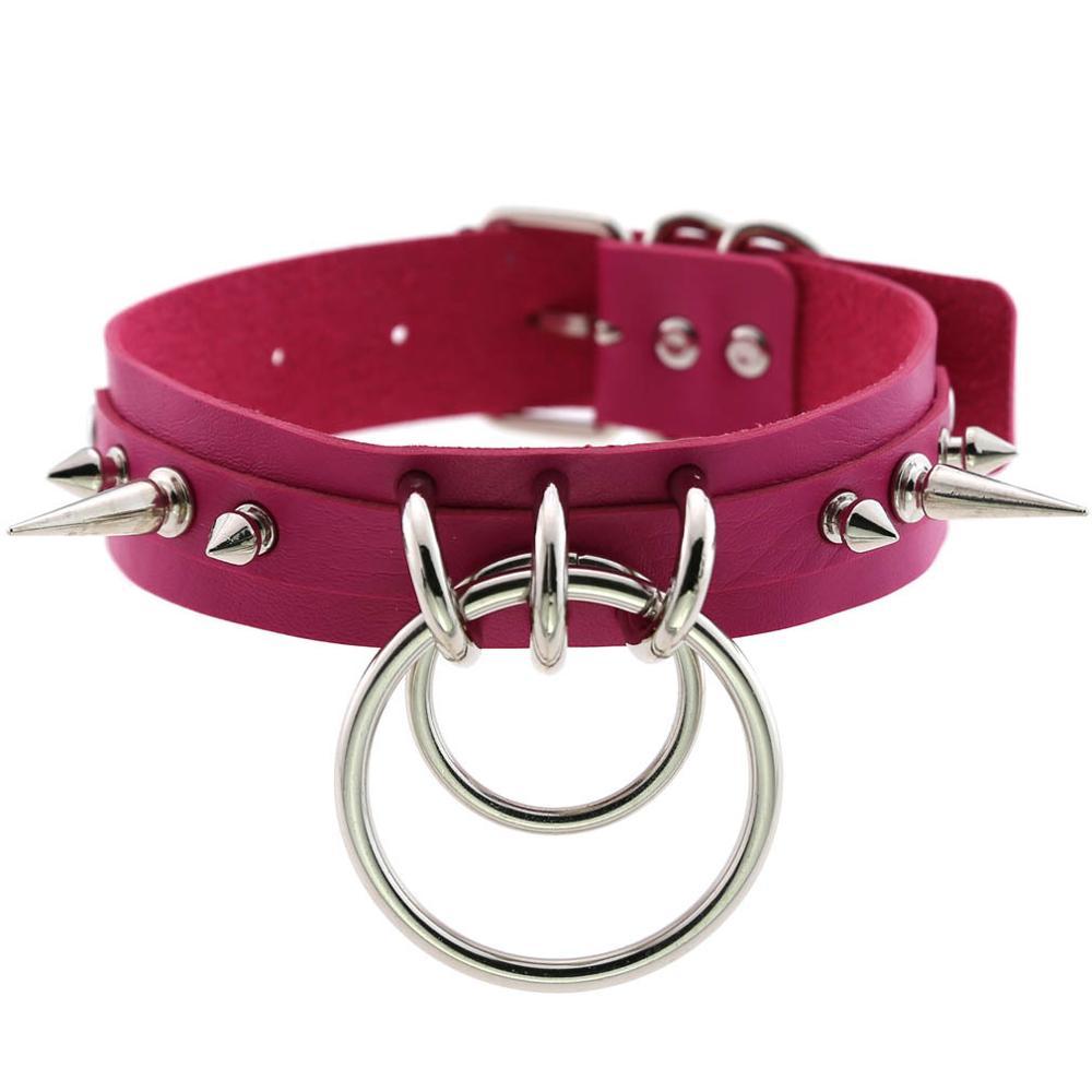 Leather choker