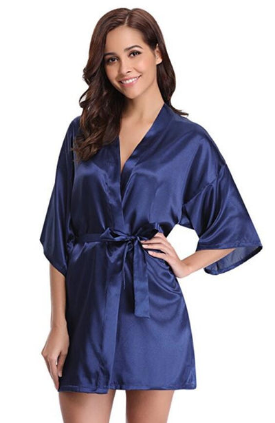 Silk dressing-gown