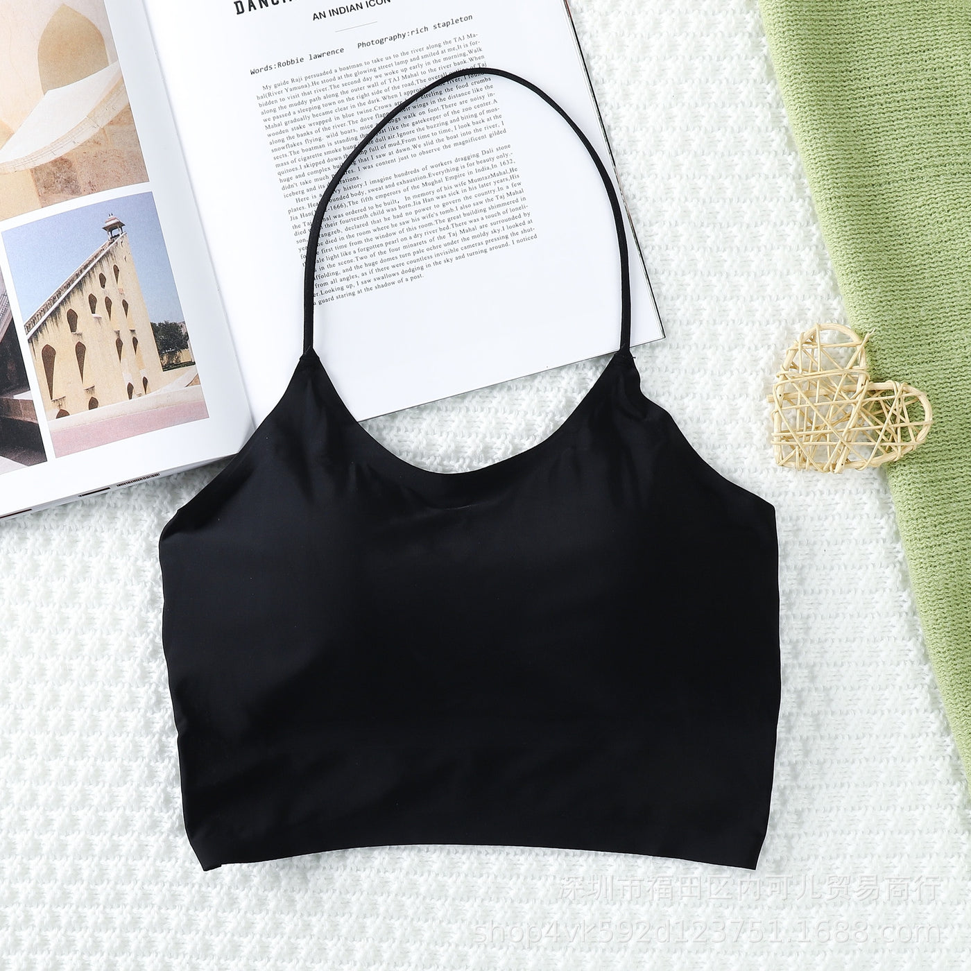 Backless sports bra