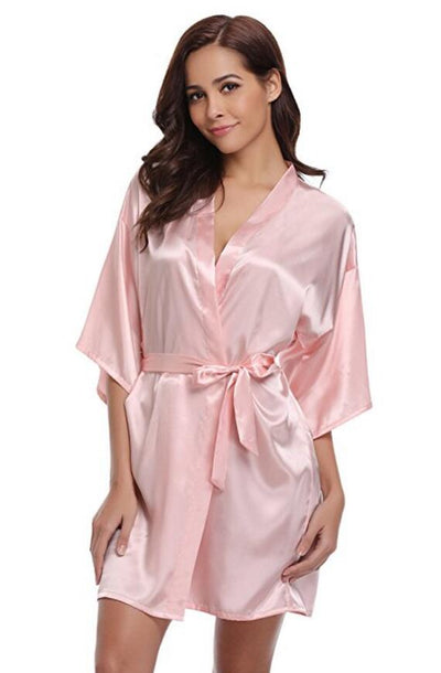 Silk dressing-gown