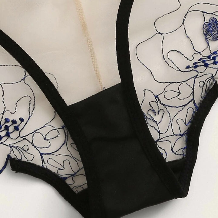 See-through lingerie set