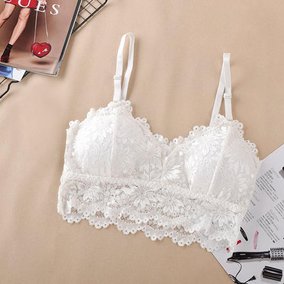 Bra with lace