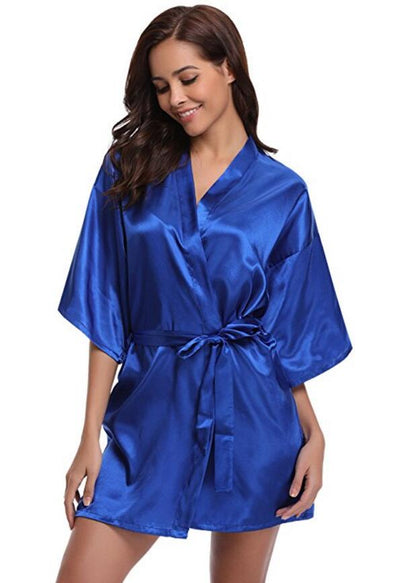 Silk dressing-gown