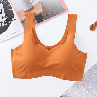 Seamless sports bra