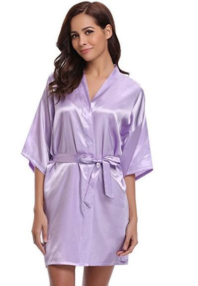 Silk dressing-gown